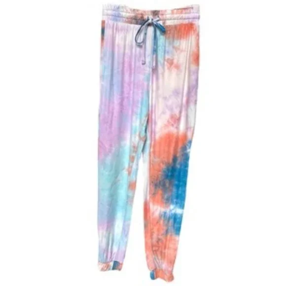 Derek Heart Pants Jumpsuits Derek Heart Pastel Tie Dye